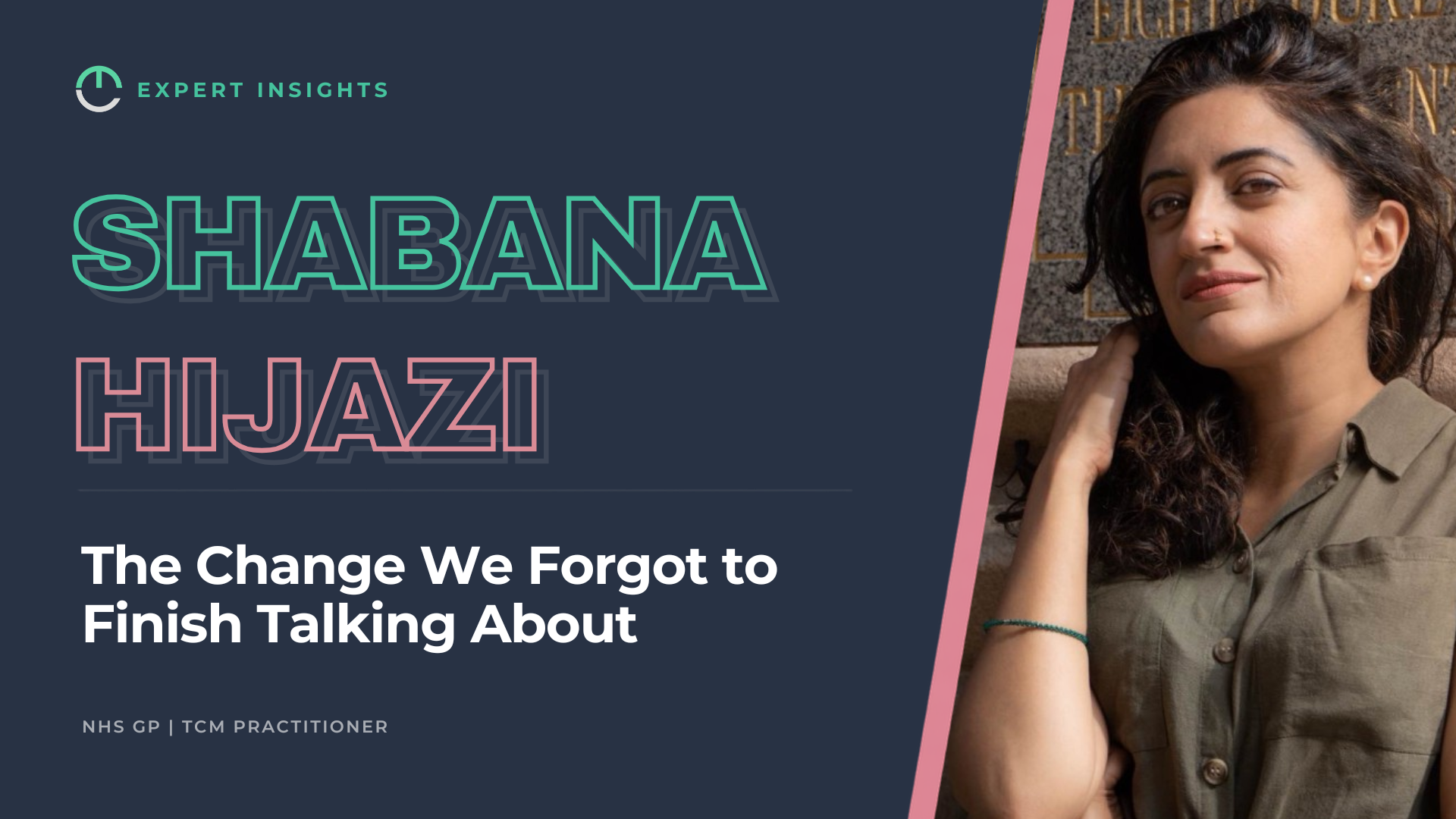 The Change We Forgot to Finish Talking About